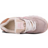 New Balance 574 с мехом Light Beige Pink