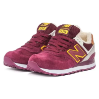 New Balance 574 Burgundy Grey Winter