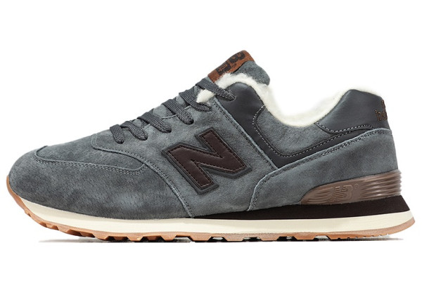 New Balance 574 Dark Grey Brown Winter