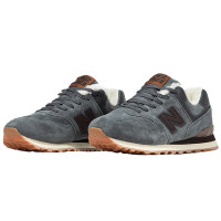 New Balance 574 Dark Grey Brown Winter