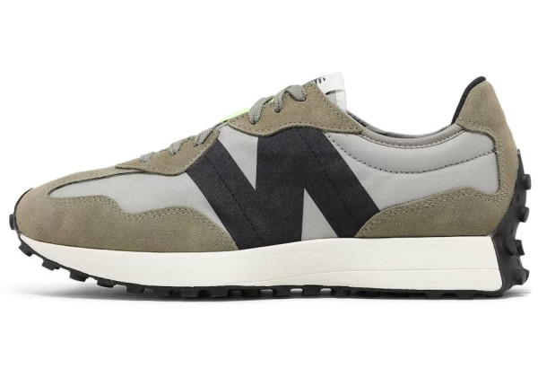 New Balance 327 Aluminum Covert Green