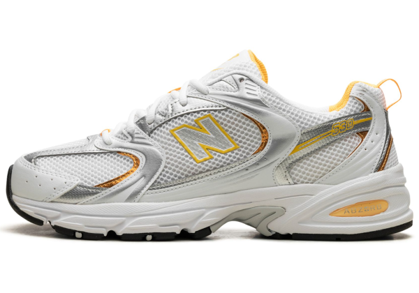 New Balance 530 White With Vibrant Apricot