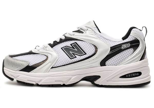 New Balance 530 White Black Silver