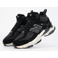 New Balance 9060 High Black Grey White зимние