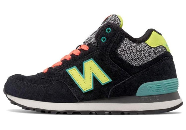 New Balance 574 Mid Cut Black Yellow