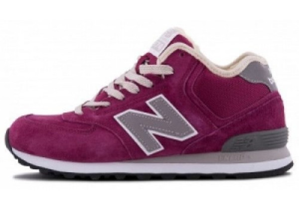 New Balance 574 Mid Purple With Fur