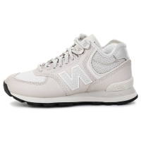 New Balance 574 Mid Light Grey с мехом