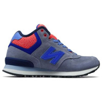 New Balance 574 Mid Cut Grey Blue Red