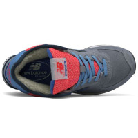 New Balance 574 Mid Cut Grey Blue Red