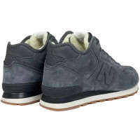 New Balance 574 Mid Deep Blue Suede с мехом