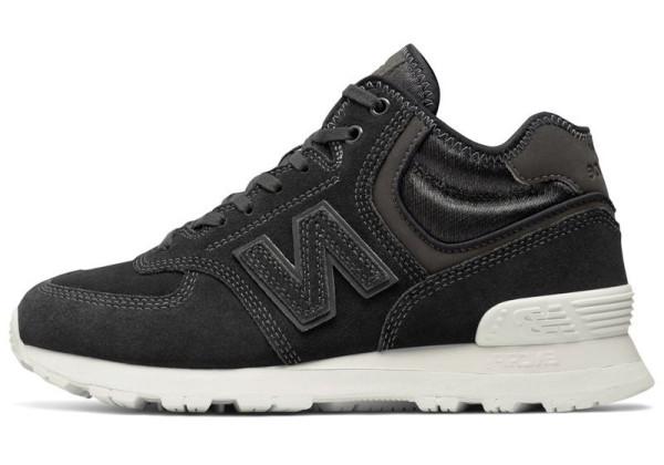 New Balance 574 Mid Suede Black