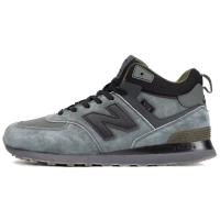 New Balance 574 Mid Iron Blue Grey Black