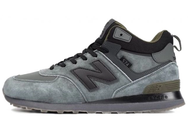 New Balance 574 Mid Iron Blue Grey Black