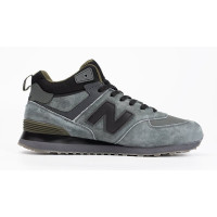 New Balance 574 Mid Iron Blue Grey Black