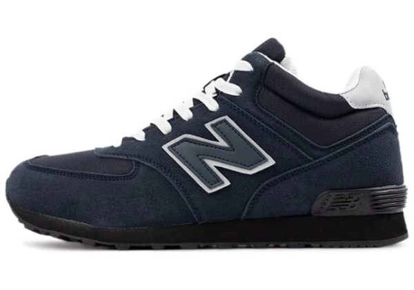 New Balance 574 Mid Navy Blue Black