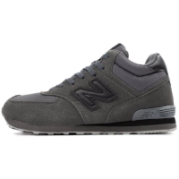 New Balance 574 Mid Dark Grey Black