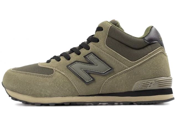 New Balance 574 Mid Green Brown Black