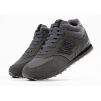 New Balance 574 Mid Dark Grey Black