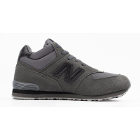 New Balance 574 Mid Dark Grey Black