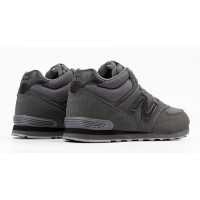 New Balance 574 Mid Dark Grey Black