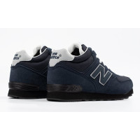 New Balance 574 Mid Navy Blue Black