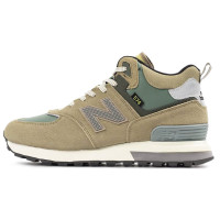 New Balance 574 Mid x Stone Island Green Grey