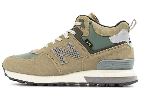 New Balance 574 Mid x Stone Island Green Grey