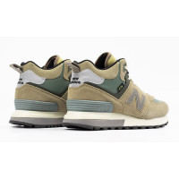 New Balance 574 Mid x Stone Island Green Grey