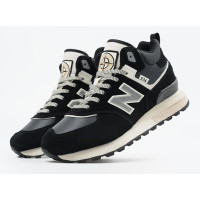 New Balance 574 Mid x Stone Island Black