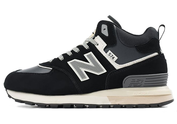 New Balance 574 Mid x Stone Island Black