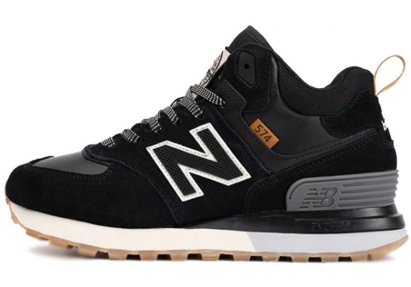 New Balance 574 Mid x Stone Island Black White