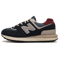 New Balance 574 Legacy Navy Blue Grey Red