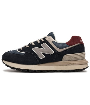 New Balance 574 Legacy Navy Blue Grey Red