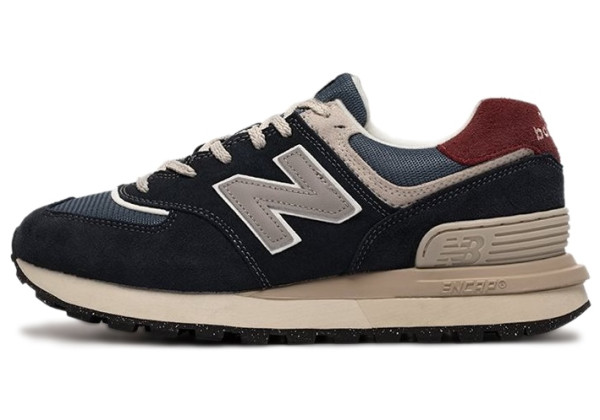 New Balance 574 Legacy Navy Blue Grey Red