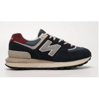 New Balance 574 Legacy Navy Blue Grey Red