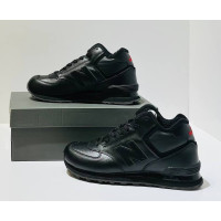 New Balance 574 Mid All Black зимние