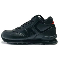 New Balance 574 Mid All Black зимние