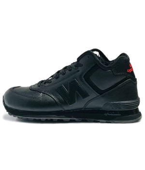 New Balance 574 Mid All Black зимние