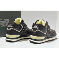 New Balance 574 Mid Brown White зимние