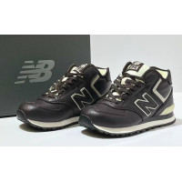 New Balance 574 Mid Brown White зимние