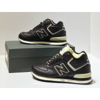 New Balance 574 Mid Brown White зимние