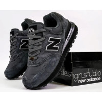 Stone Island x New Balance 574 Dark Grey