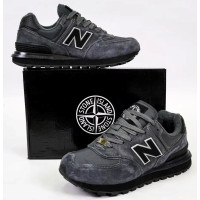 Stone Island x New Balance 574 Dark Grey