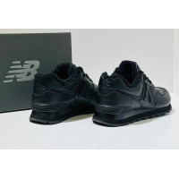 New Balance 574 Leather Black зимние