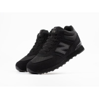 New Balance 574 Mid Triple Black зимние