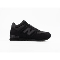 New Balance 574 Mid Triple Black зимние