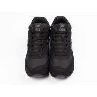 New Balance 574 Mid Triple Black зимние