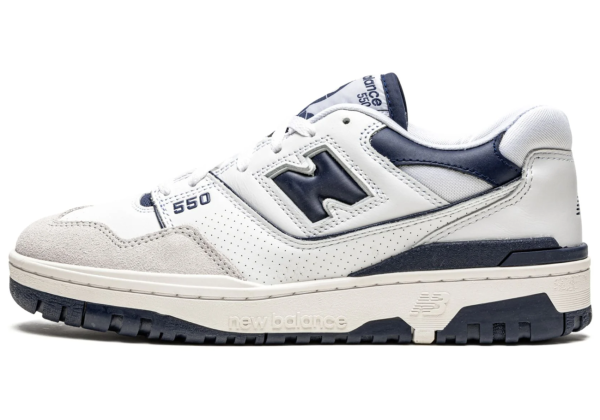 New Balance 550 White Navy Blue