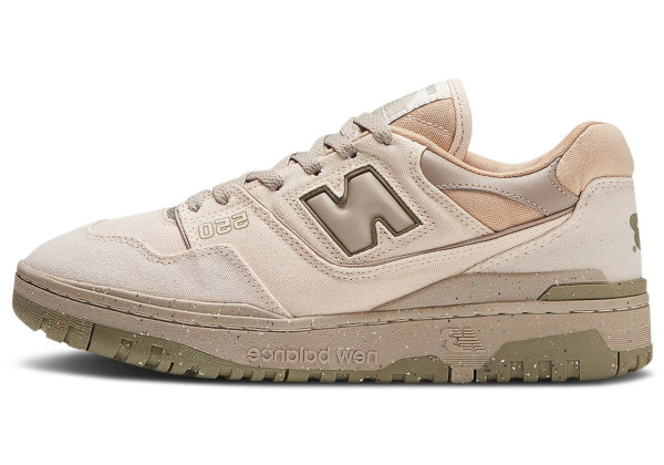 New Balance 550 Cream Canvas