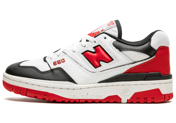 New Balance 550 White Red Black